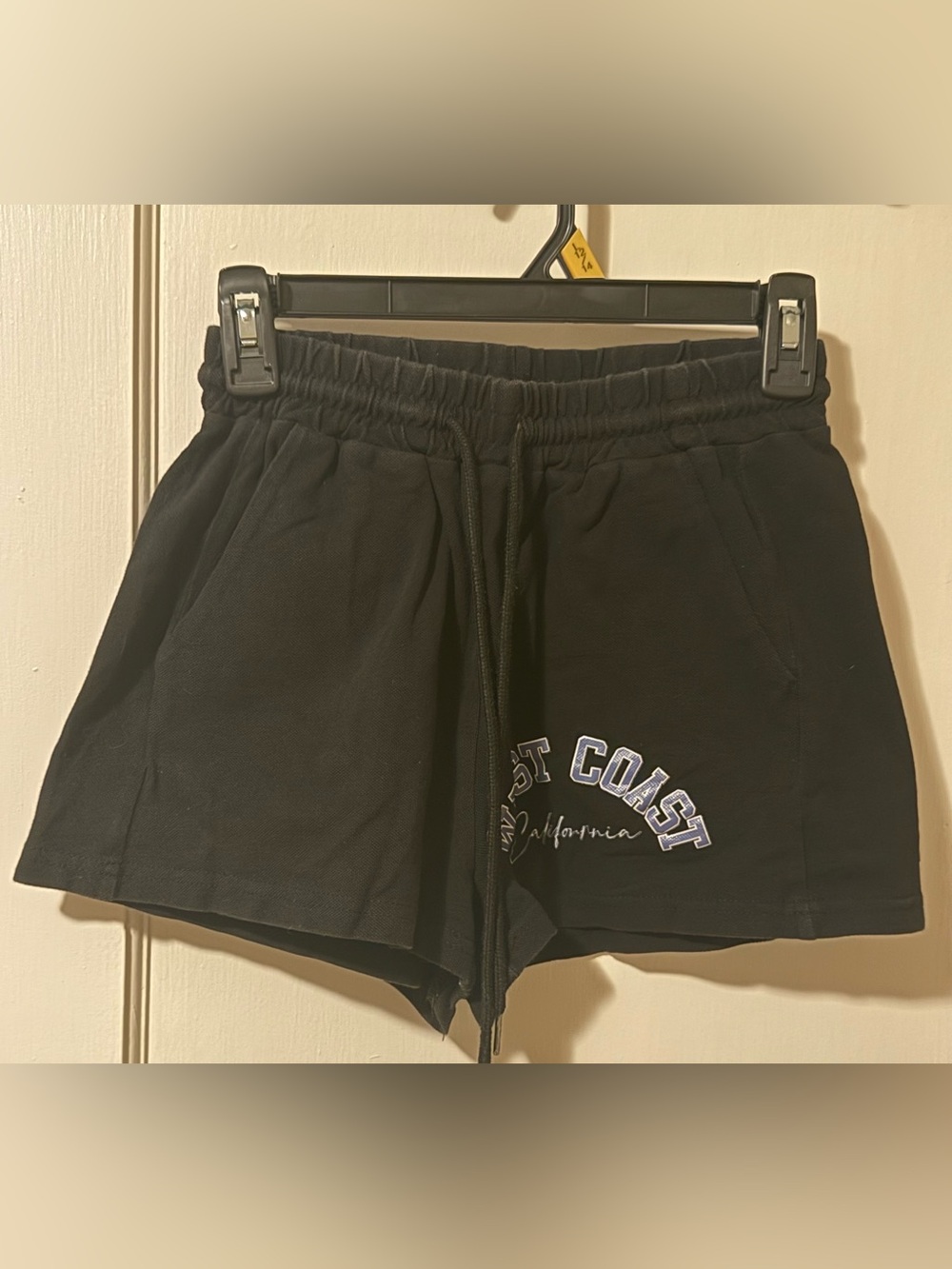 West Coast California Black Fleece Lounge Shorts,